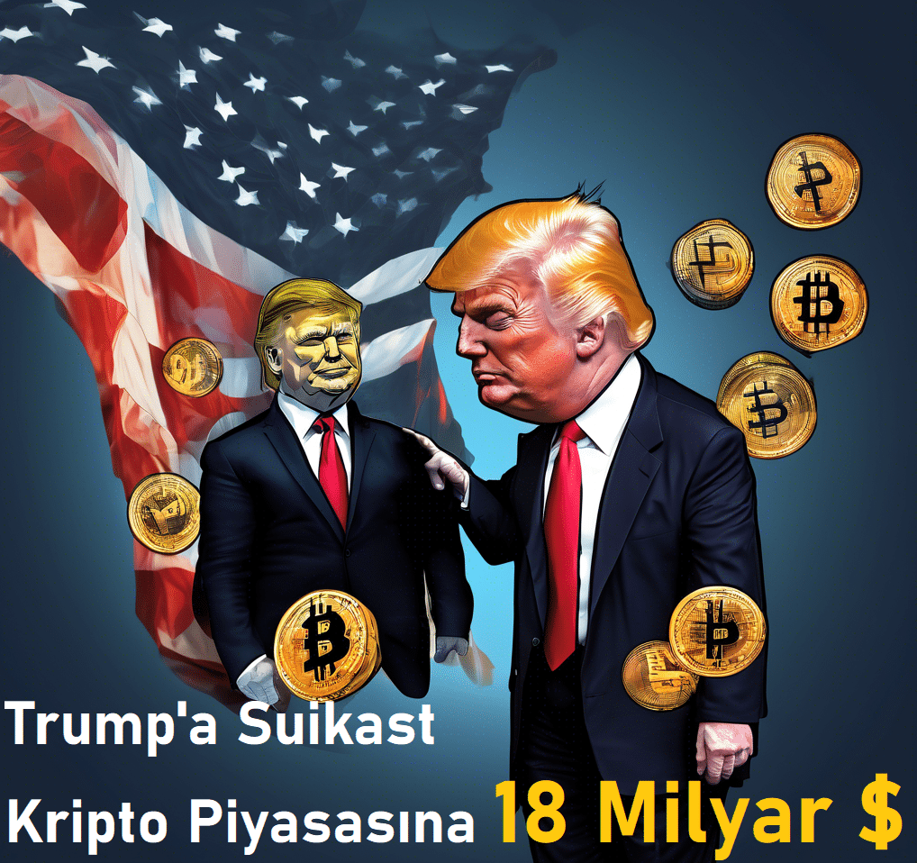 Trump'a Suikast Girişimi Sonrası Kripto Piyasasına 18 Milyar Dolarlık Giriş